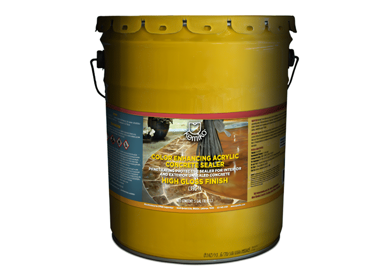 Kemiko Color Enhancing Concrete Sealer - Wet Look, 5 gallon (1)